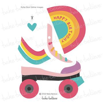 Roller Skate Edible Image Set