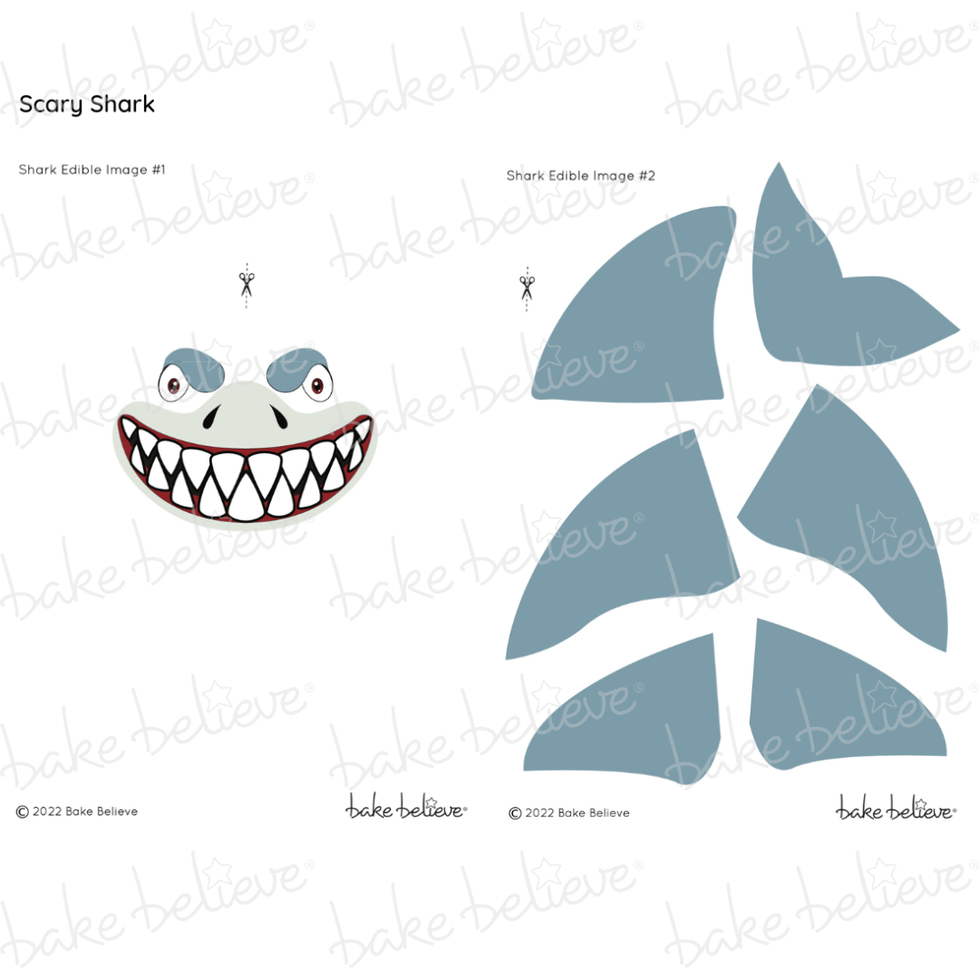 Shark Edible Image Set