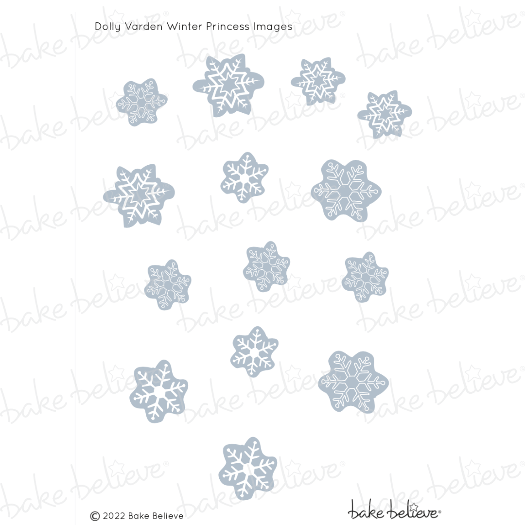 Snowflake Edible Images