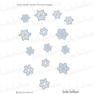 Snowflake Edible Images