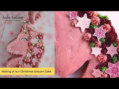 Christmas Unicorn Cake Kit