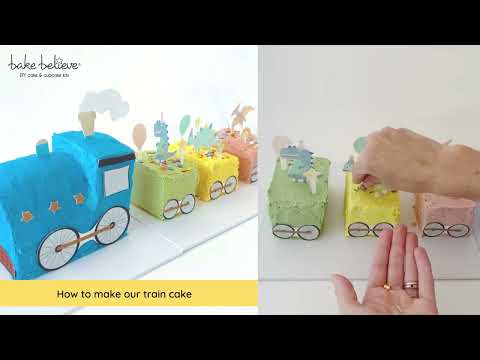 How to make our train cake
