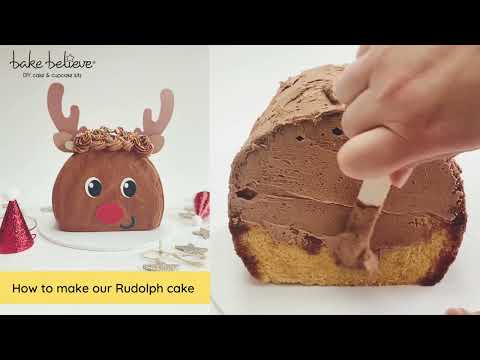 How to make a Rudolph cake