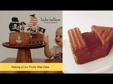 How to make a pirate ship cake