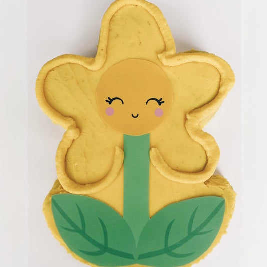Yellow Flower Edible Image Set
